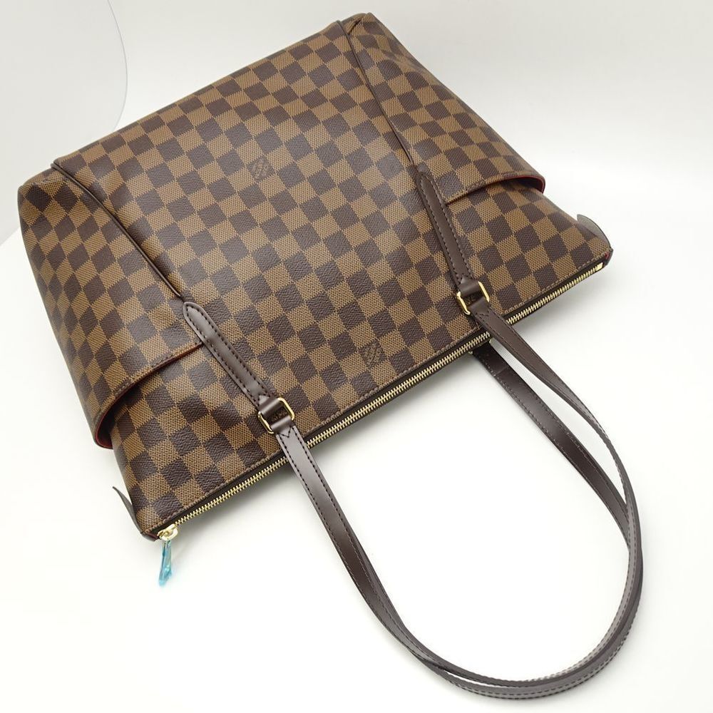 Louis Vuitton Damier Totally MM Ebene Shoulder Bag Brown - Picture 2 of 5